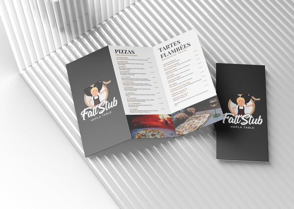 Free Trifold DL Size Flyer Mockup